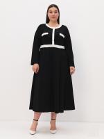 "KR" ПЛАТЬЕ 1796 черно-белый