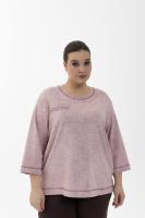 "TERRA" ДЖЕМПЕР ВК26-023 Перламутр розовый меланж