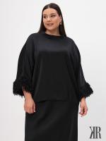 "KR" БЛУЗА 4374 черный