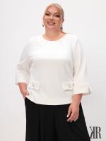 "KR" БЛУЗА 4376 белый