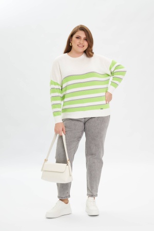 "LADY SHARM" ДЖИНСЫ V25-y55/21 серый