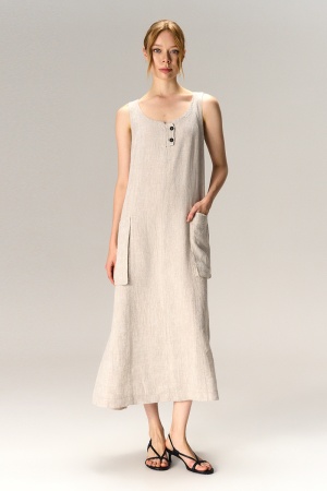 "JAN&PARASKEVA" ПЛАТЬЕ 552 натуральный