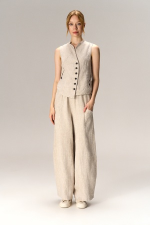 "JAN&PARASKEVA" БРЮКИ 2073 натуральный*