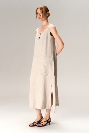 "JAN&PARASKEVA" ПЛАТЬЕ 552 натуральный