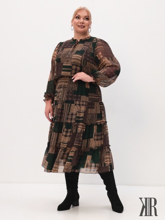 "KR" ПЛАТЬЕ 1792 зеленый