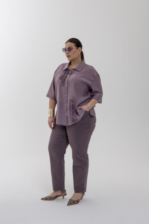 "TERRA" БРЮКИ ВК25-094 Слайд брусничный