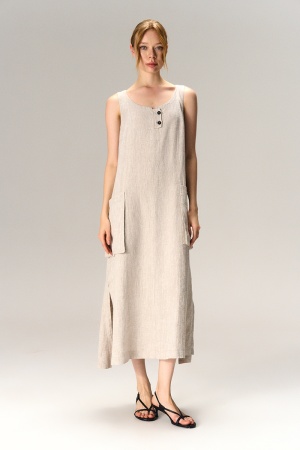 "JAN&PARASKEVA" ПЛАТЬЕ 552 натуральный