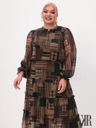 "KR" ПЛАТЬЕ 1792 зеленый