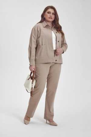 "LADY SHARM" БРЮКИ V26-m519 бежевый